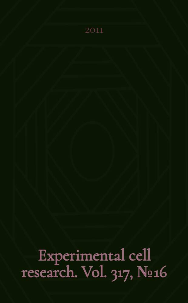 Experimental cell research. Vol. 317, № 16