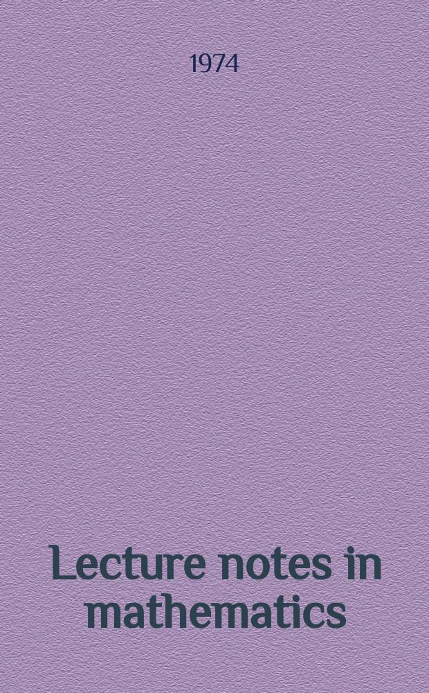 Lecture notes in mathematics : An informal series of special lectures, seminars and reports on mathematical topics : Universal extensions and one dimensional crystalline cohomology