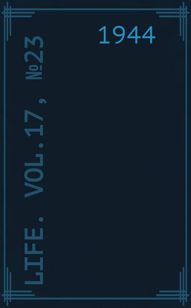 Life. Vol.17, №23