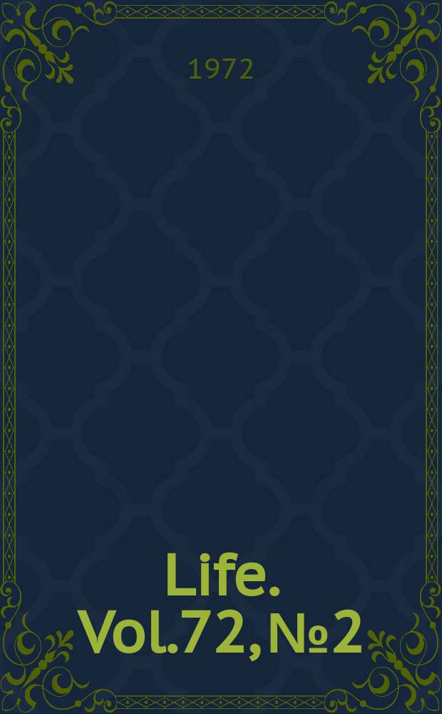 Life. Vol.72, №2