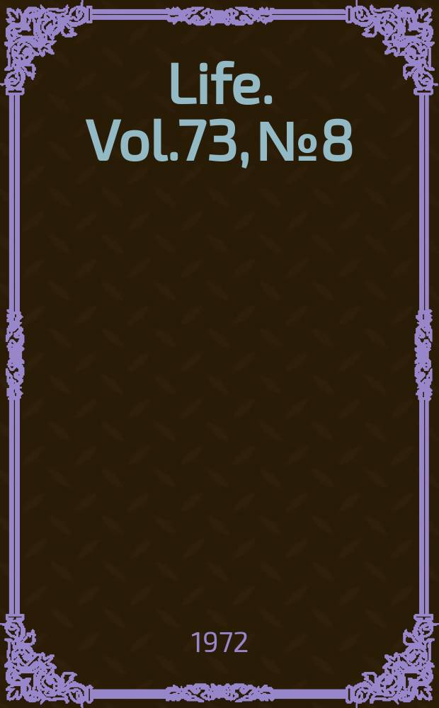 Life. Vol.73, №8