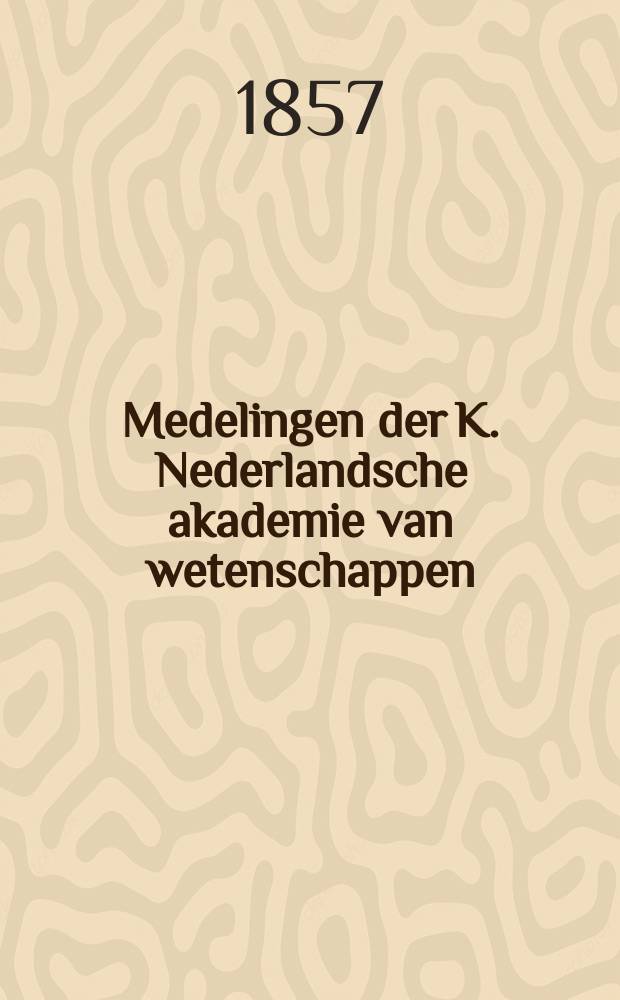 Medelingen der K. Nederlandsche akademie van wetenschappen : Afd. letterkunde. Deel2