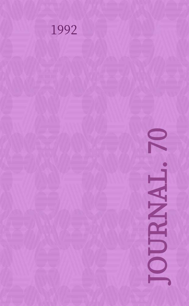 Journal. 70