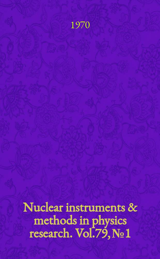 Nuclear instruments & methods in physics research. Vol.79, №1
