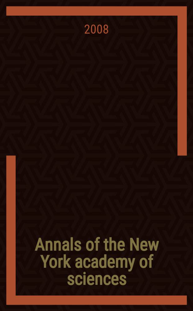 Annals of the New York academy of sciences : Late Lyceum of natural history. Vol. 1137 : Circulating nucleic acids in plasma and serum V = Циркуляция нуклеиновых кислот в плазме и сыворотке крови