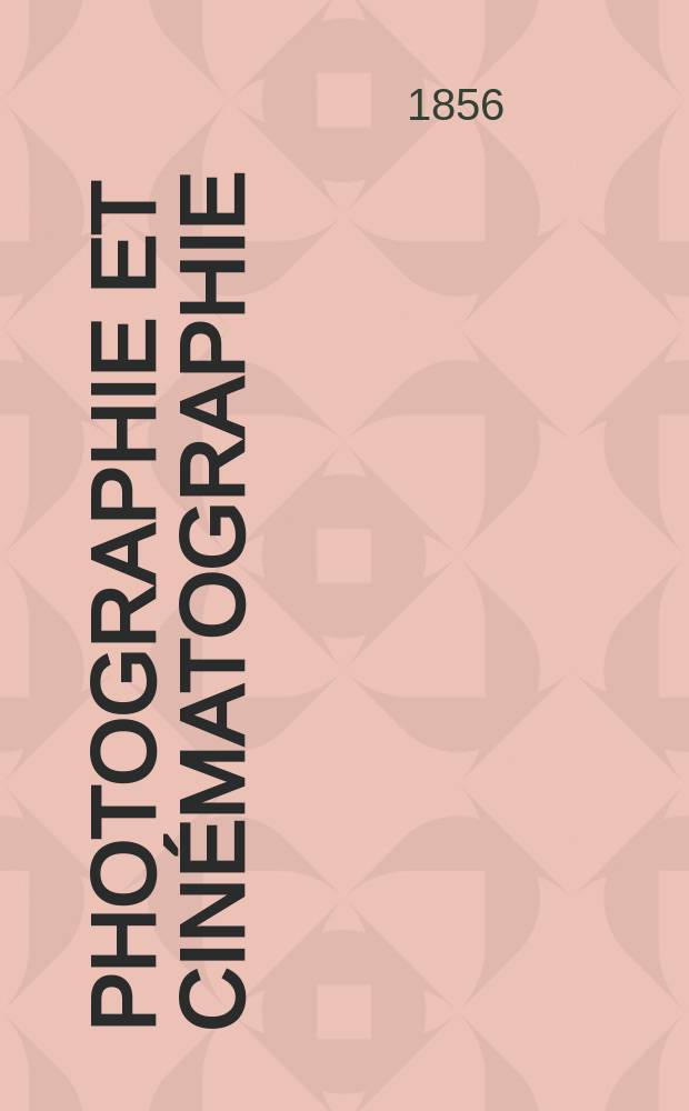 Photographie et cinématographie : Bulletin de la Société française de photographie et de cinématographie. T.2, Mars
