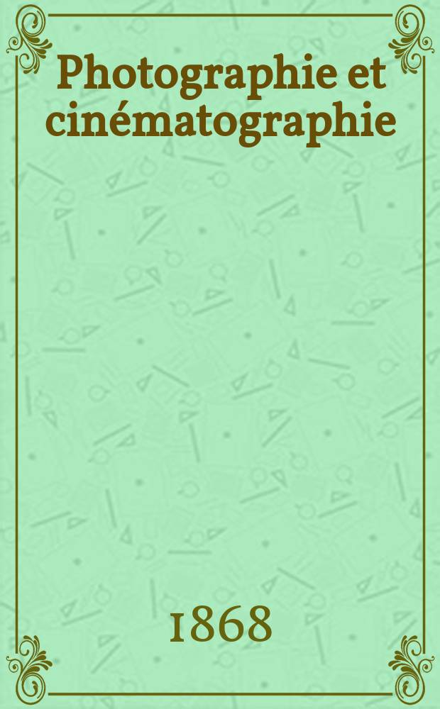 Photographie et cinématographie : Bulletin de la Société française de photographie et de cinématographie. T.14, Janvier