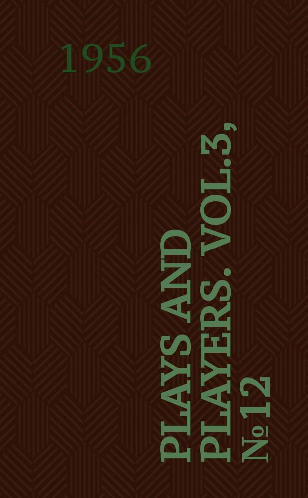 Plays and players. Vol.3, №12