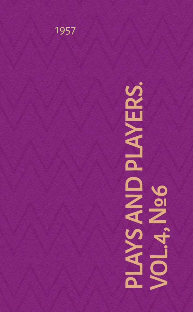 Plays and players. Vol.4, №6