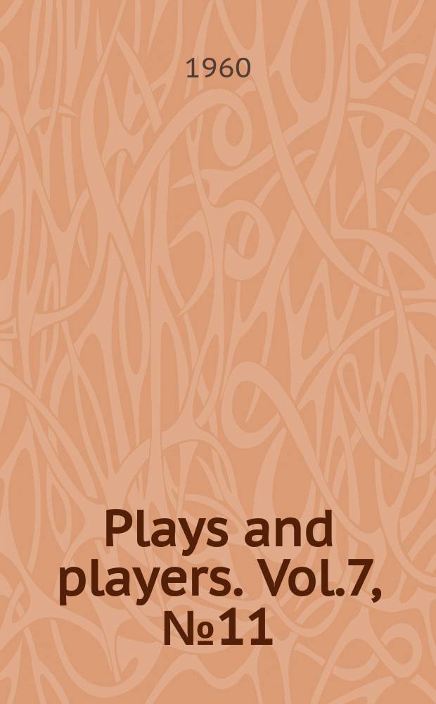 Plays and players. Vol.7, №11