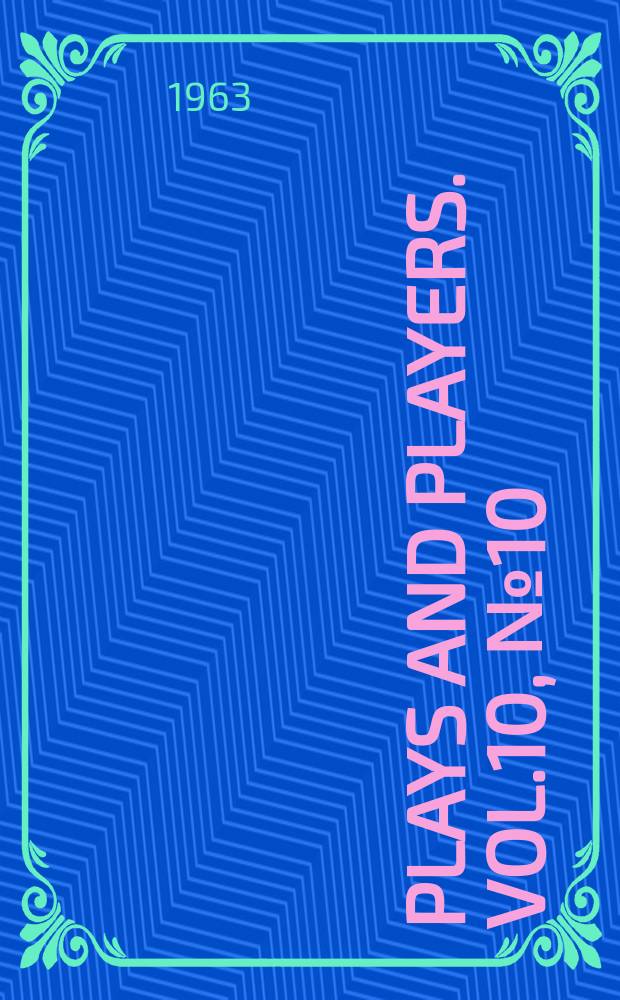 Plays and players. Vol.10, №10
