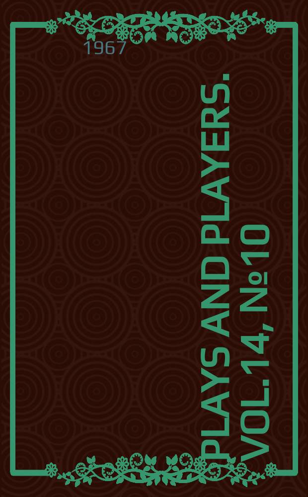 Plays and players. Vol.14, №10