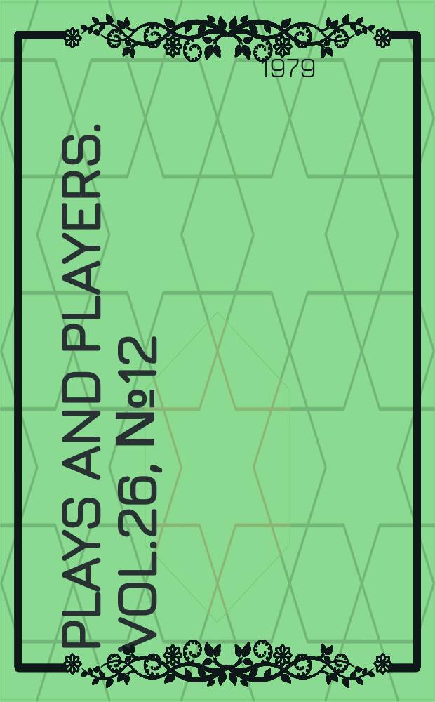 Plays and players. Vol.26, №12