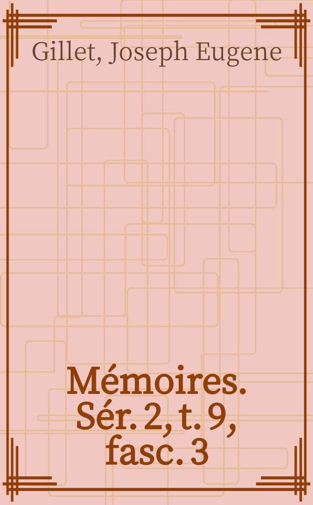 Mémoires. Sér. 2, t. 9, fasc. 3 : Molière en Angleterre, 1660-1670 = Мольер в Англии 1660 - 1670