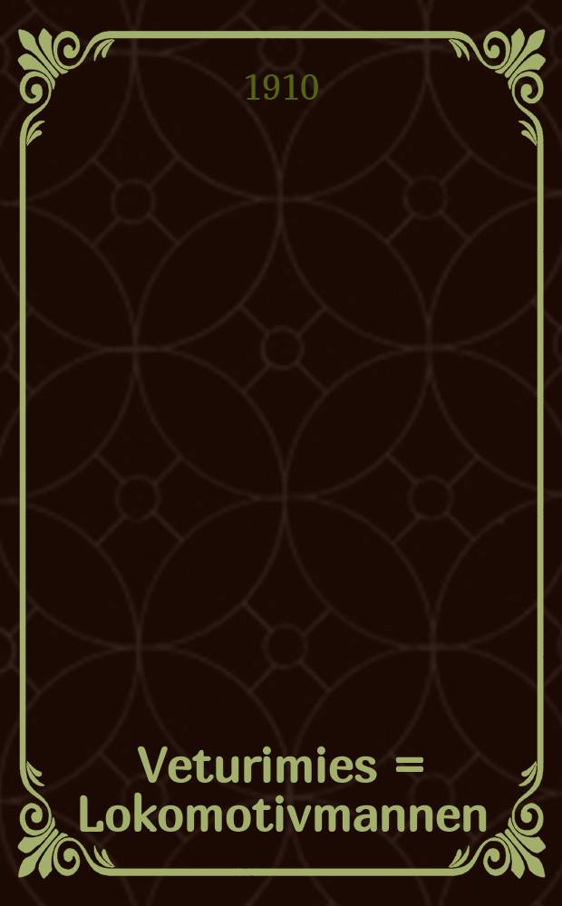Veturimies = Lokomotivmannen