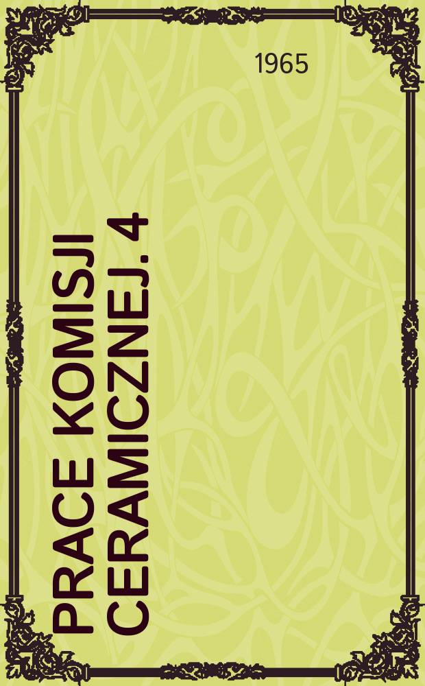 Prace Komisji ceramicznej. 4 : An electrostatic explanation of the chemical bonding