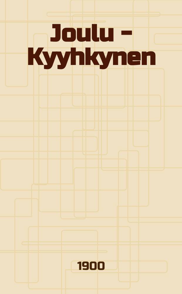 Joulu - Kyyhkynen