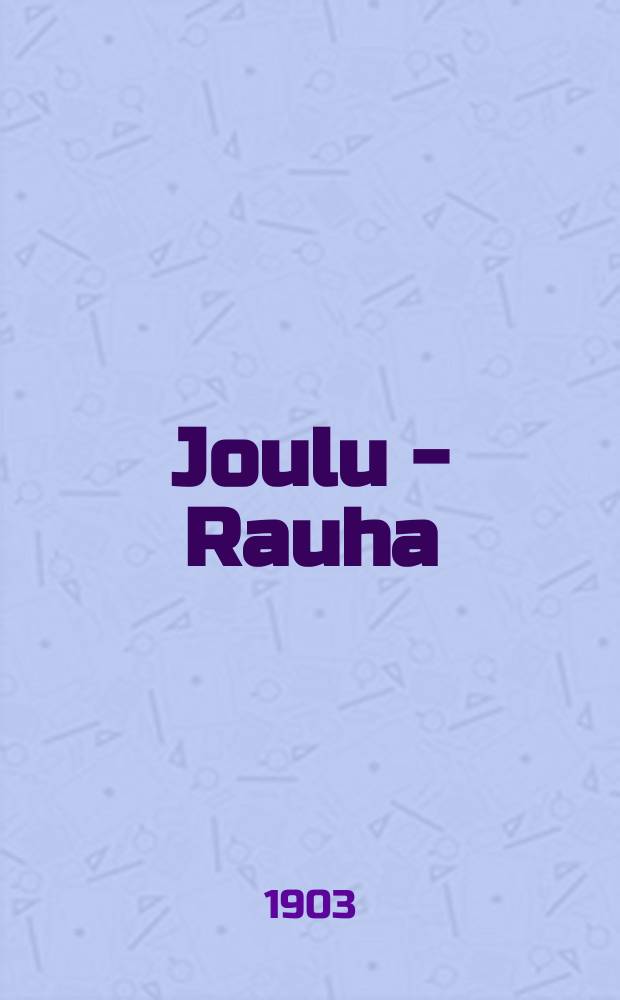 Joulu - Rauha