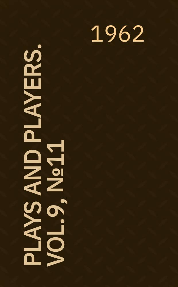 Plays and players. Vol.9, №11