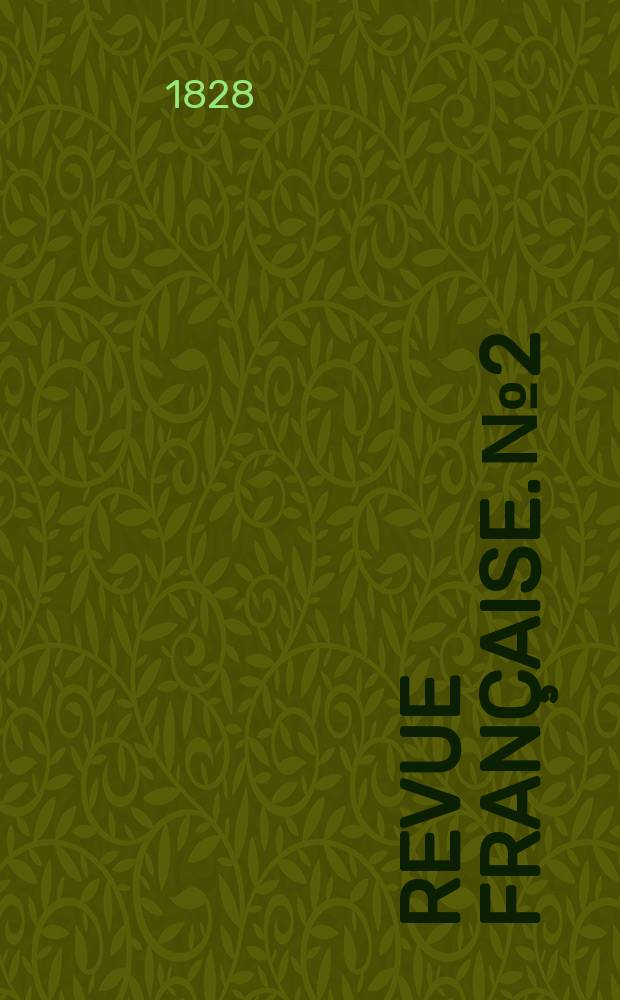 Revue française. №2