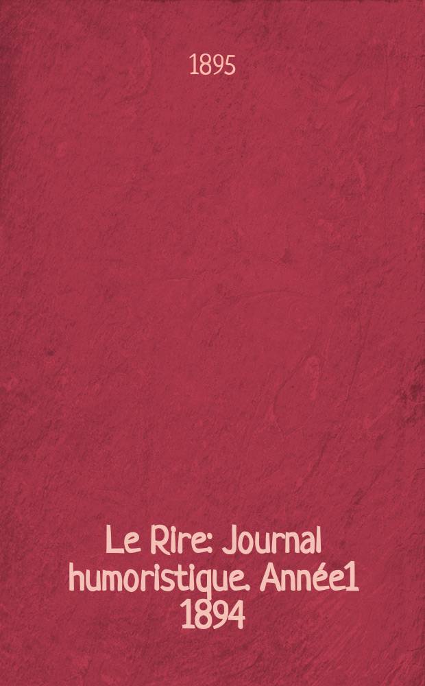 Le Rire : Journal humoristique. [Année1] 1894/1895, №50