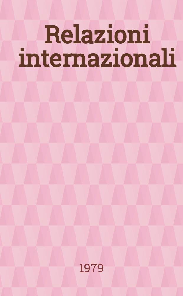 Relazioni internazionali : Settimanale di politica estera. A.43 1979, №50