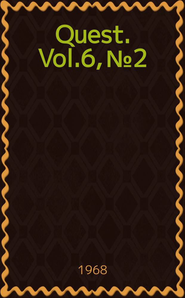 Quest. Vol.6, №2