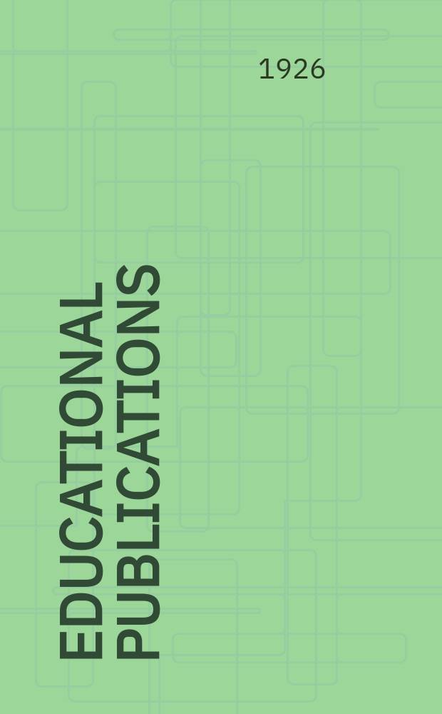 Educational publications