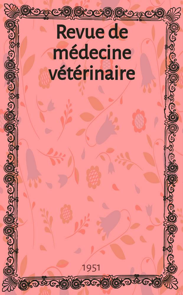 Revue de médecine vétérinaire : Organ mensuel des Écoles nationales vétérinaires de lyon et de Toulouse. T.14, Octobre