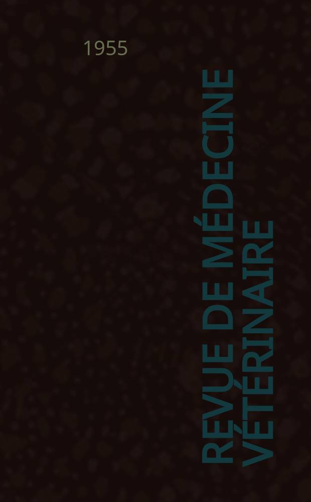 Revue de médecine vétérinaire : Organ mensuel des Écoles nationales vétérinaires de lyon et de Toulouse. T.18, Mai
