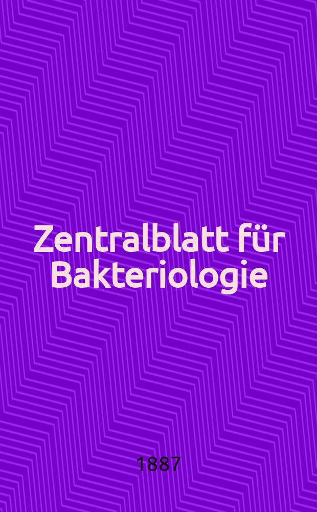 Zentralblatt für Bakteriologie : Med. microbiology, virology, parasitology, infectious diseases. Bd.2, №14