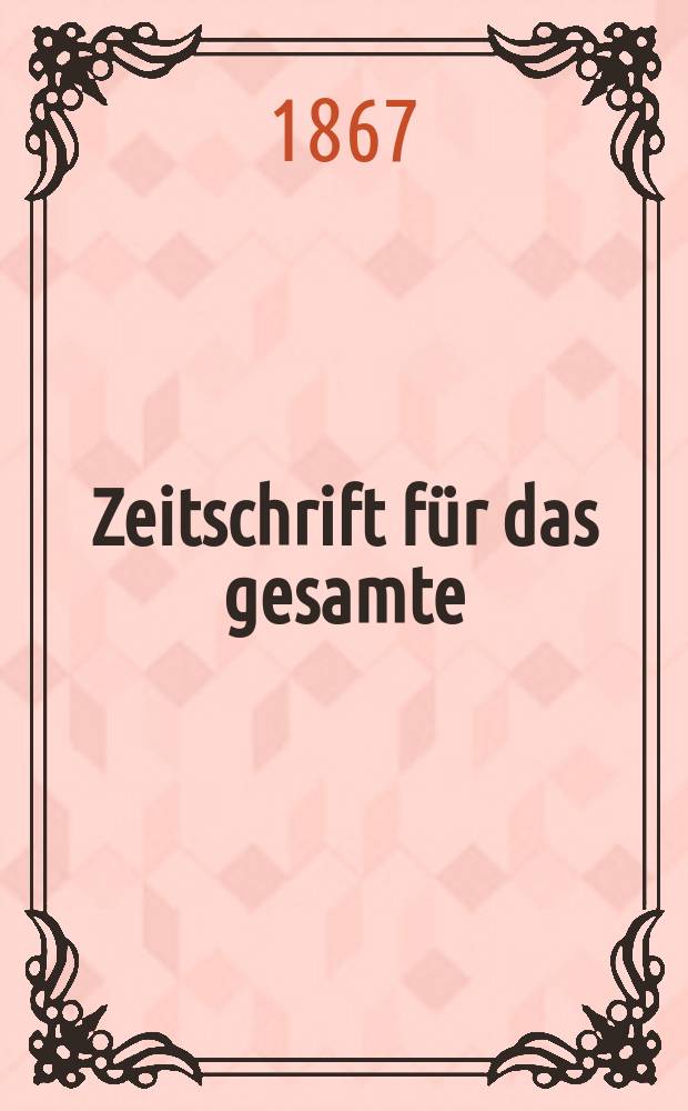 Zeitschrift für das gesamte : Brauwesen (Bayerischer Bierbrauer). Jg.2 1867, №4
