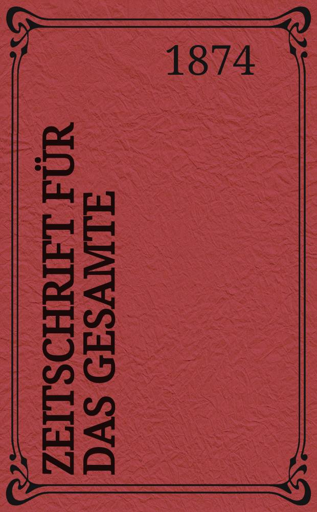 Zeitschrift für das gesamte : Brauwesen (Bayerischer Bierbrauer). Jg.9 1874, №5