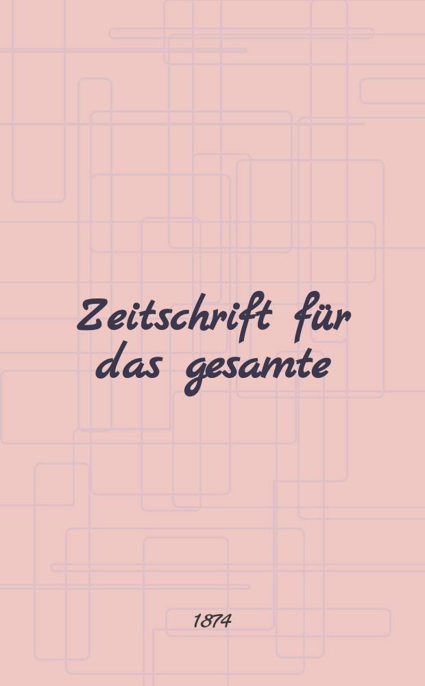 Zeitschrift f&uuml;r das gesamte : Brauwesen (Bayerischer Bierbrauer). Jg.9 1874, №9