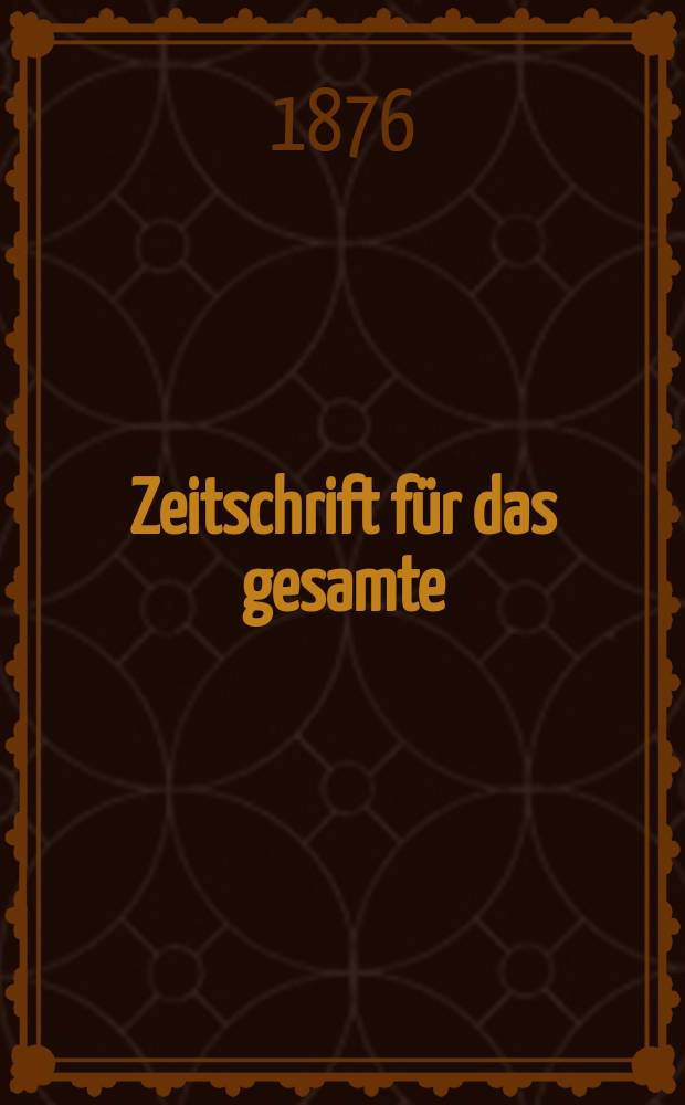 Zeitschrift für das gesamte : Brauwesen (Bayerischer Bierbrauer). Jg.11 1876, №19
