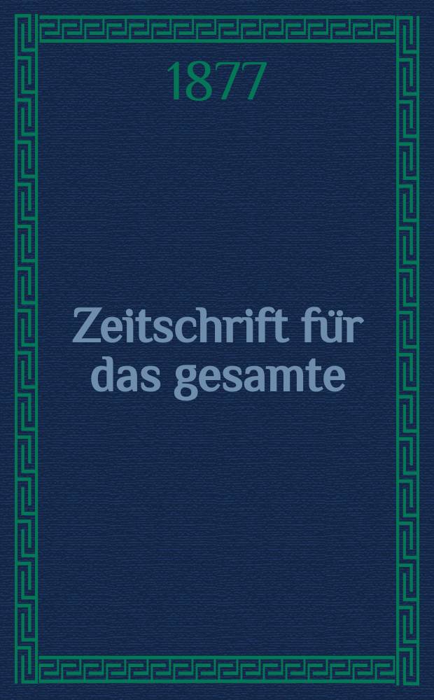 Zeitschrift für das gesamte : Brauwesen (Bayerischer Bierbrauer). Jg.12 1877, №15
