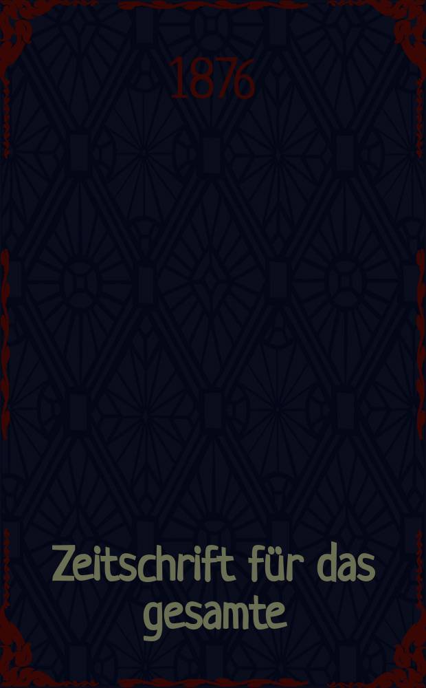 Zeitschrift für das gesamte : Brauwesen (Bayerischer Bierbrauer). Jg.11 1876, №13