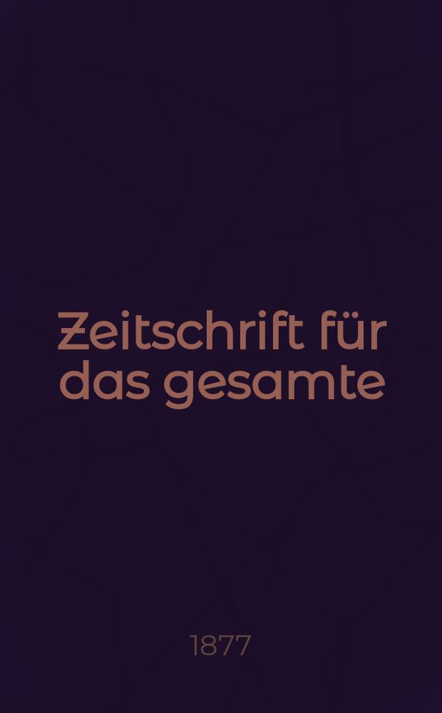 Zeitschrift für das gesamte : Brauwesen (Bayerischer Bierbrauer). Jg.12 1877, №2