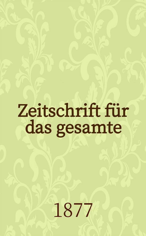 Zeitschrift für das gesamte : Brauwesen (Bayerischer Bierbrauer). Jg.12 1877, №10