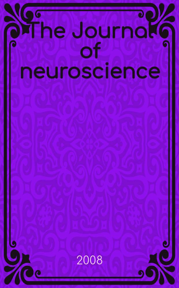 The Journal of neuroscience : The official journal of the Society for neuroscience. Vol. 28, № 43