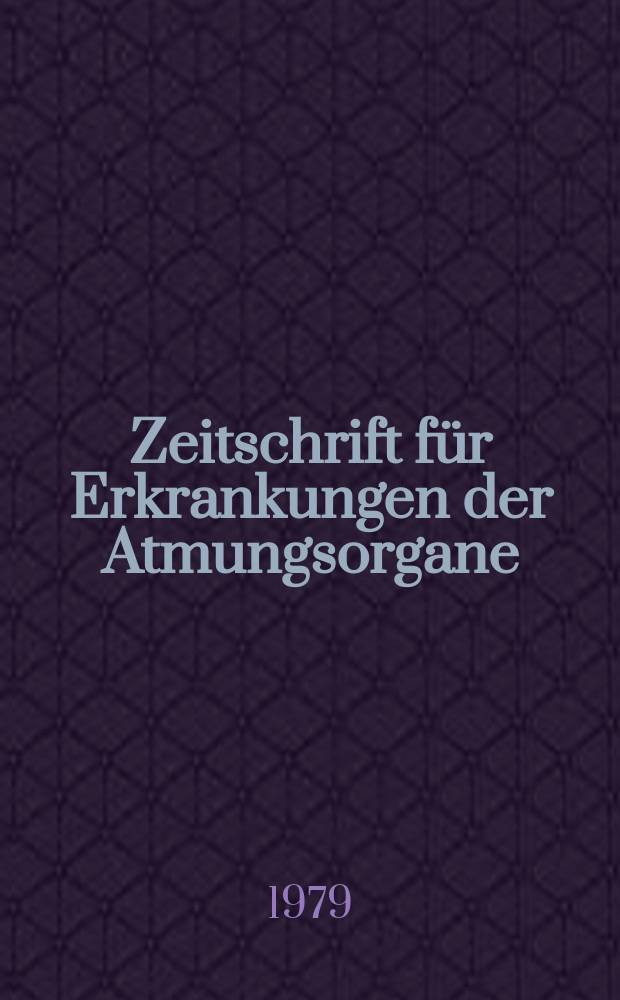 Zeitschrift für Erkrankungen der Atmungsorgane : Mit Folia bronchologica Hervorgegangen aus Zeitschrift für Tuberkulose und Erkrankungen der Thoraxorgane. Bd.152, Указатель