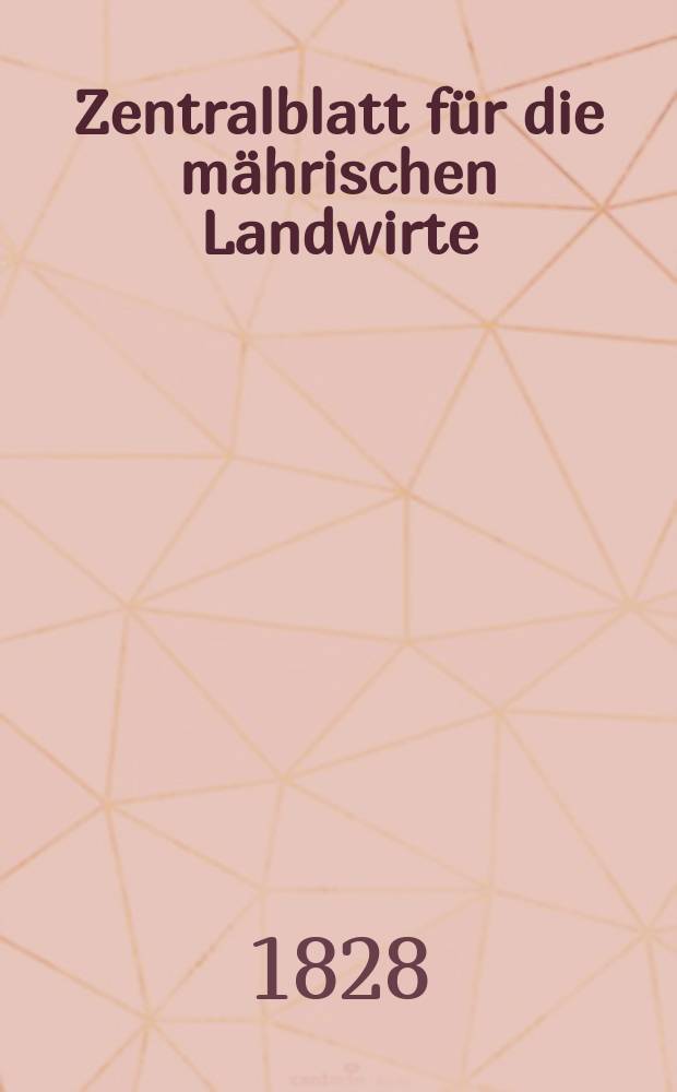 Zentralblatt für die mährischen Landwirte : Organ der k.k. Mährischen Landwirtschaftsgesellschaft. Bd.14 H.2, №14