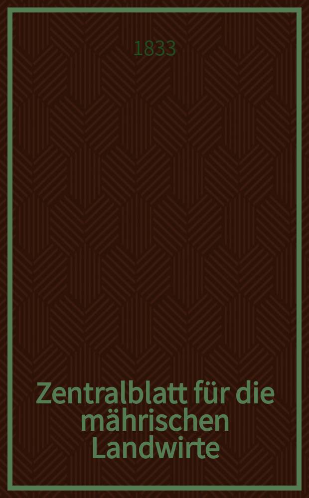 Zentralblatt für die mährischen Landwirte : Organ der k.k. Mährischen Landwirtschaftsgesellschaft. Bd.24 H.2, №23