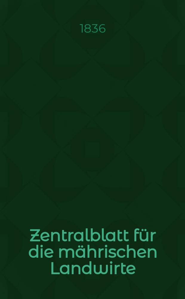 Zentralblatt für die mährischen Landwirte : Organ der k.k. Mährischen Landwirtschaftsgesellschaft. Bd.31 H.4, №42