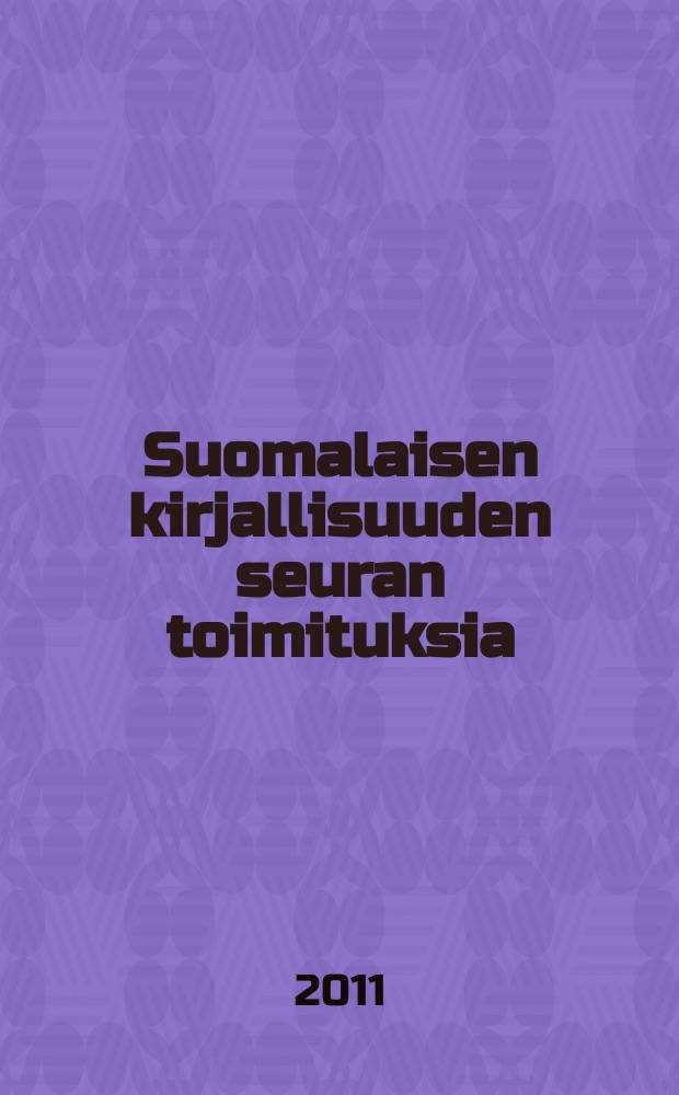 Suomalaisen kirjallisuuden seuran toimituksia : Muutosten pyörteissä = Эти бурные годы. Финское изобразительное искусство с 1860-1980