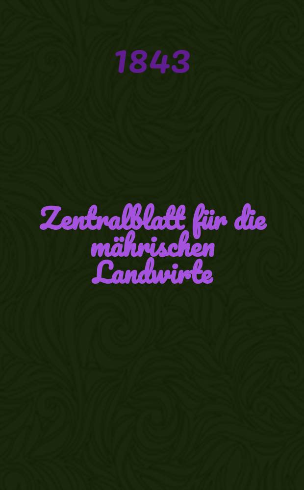 Zentralblatt für die mährischen Landwirte : Organ der k.k. Mährischen Landwirtschaftsgesellschaft. Bd.44 H.1, №11