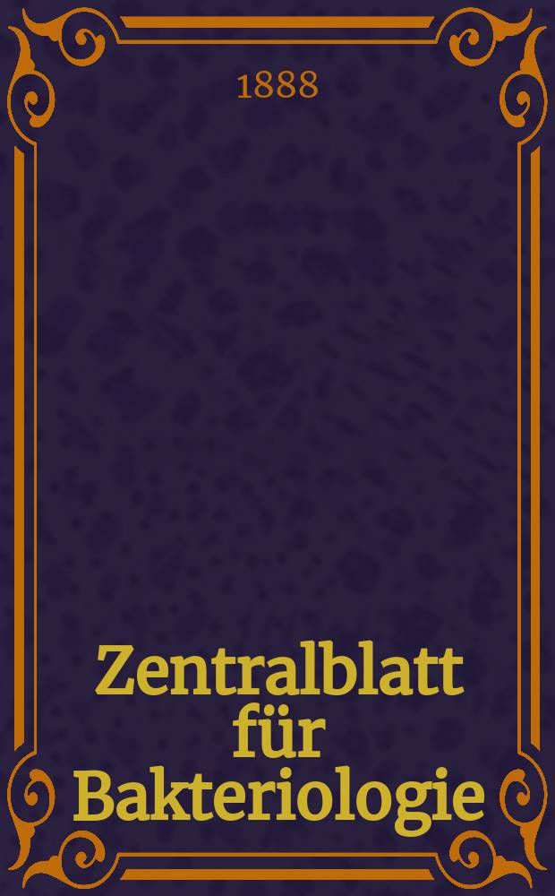 Zentralblatt für Bakteriologie : Med. microbiology, virology, parasitology, infectious diseases. Bd.4, №12