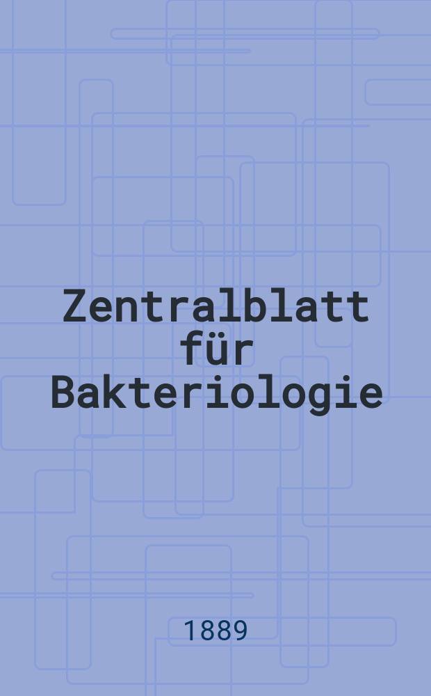 Zentralblatt für Bakteriologie : Med. microbiology, virology, parasitology, infectious diseases. Bd.6, №24