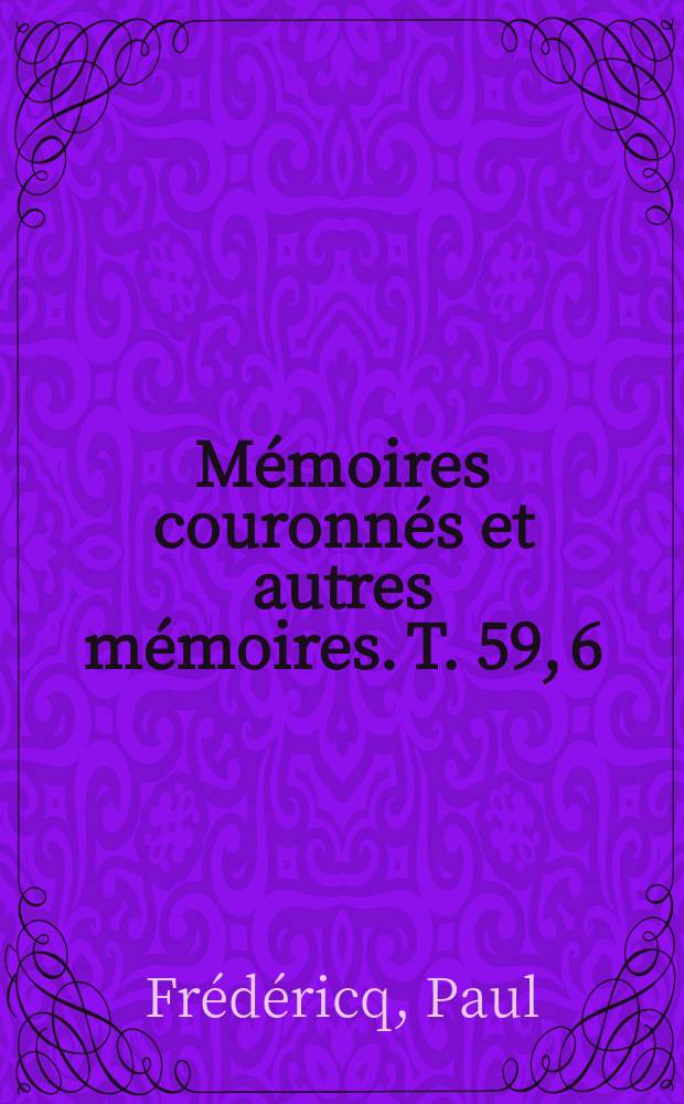 M&eacute;moires couronn&eacute;s et autres m&eacute;moires. T. 59, 6 : Les comptes des indulgences en 1488 et en 1517-1519 dans le dioc&egrave;se d'Utrecht = Счета индульгенций в епархии Утрехта (1488, 1517-1519)