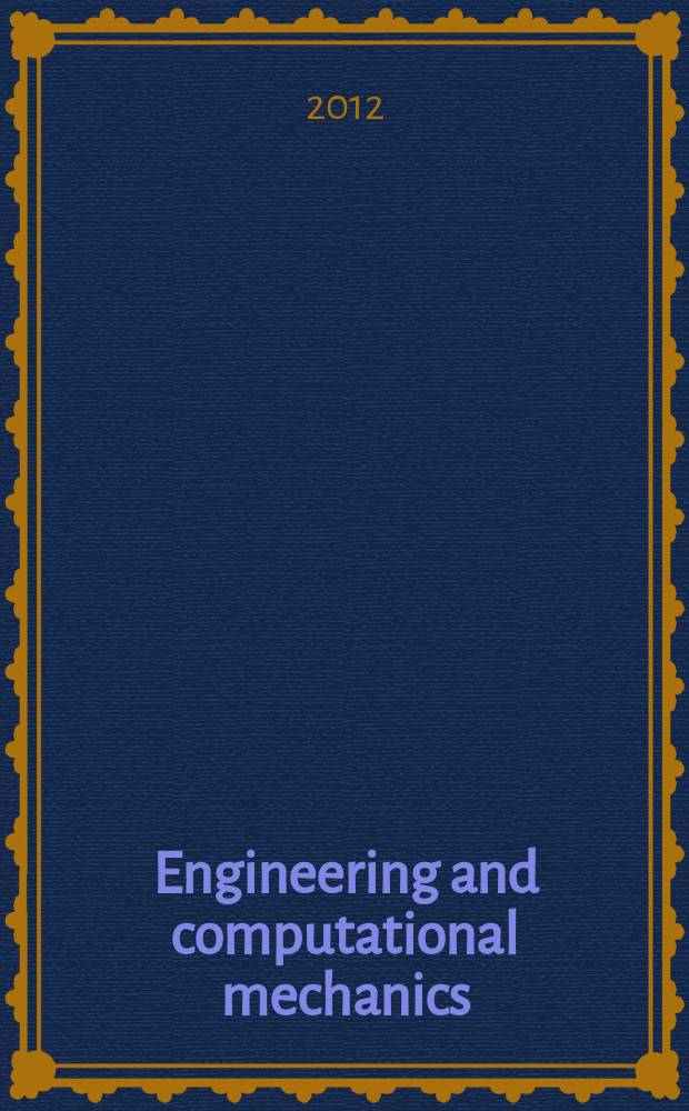 Engineering and computational mechanics : proceedings of the Institution of civil engineers. Vol. 165, iss. 1